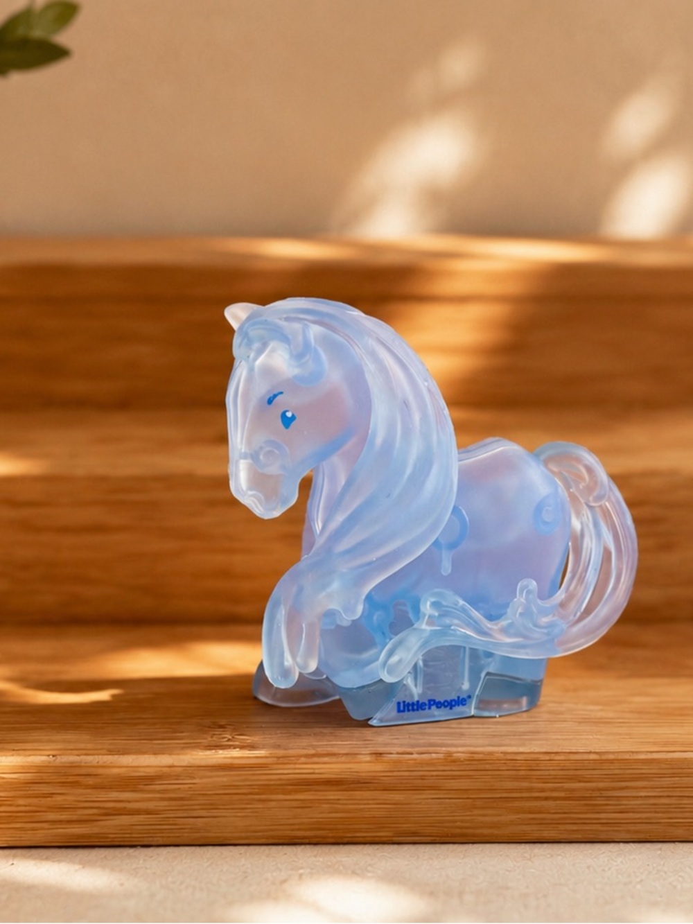 Fisher-Price Little People Disney Frozen 2 Nokk Spirit Horse Translucent Blue